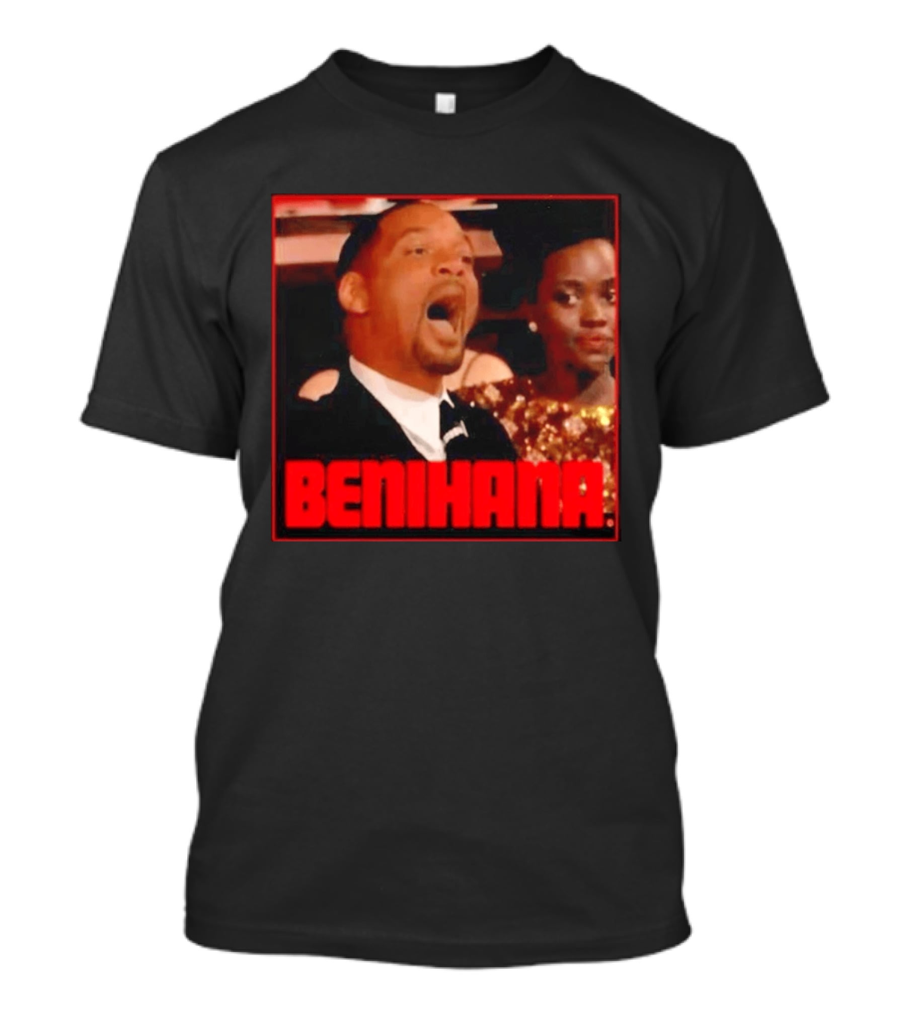 Benihana Will Smith Oscar 2022 Reaction Image T-Shirt