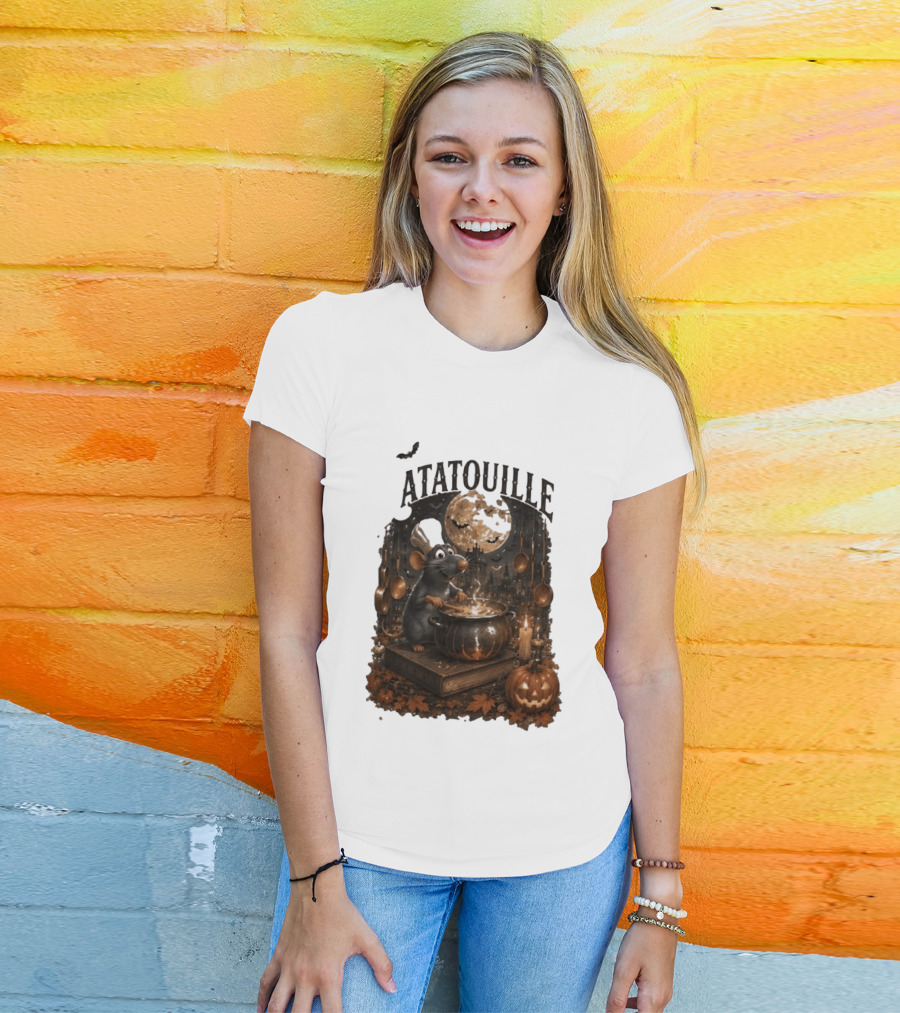 Ratatouille Halloween Cooking Adventure With Pumpkin And Chef Mouse T-Shirt