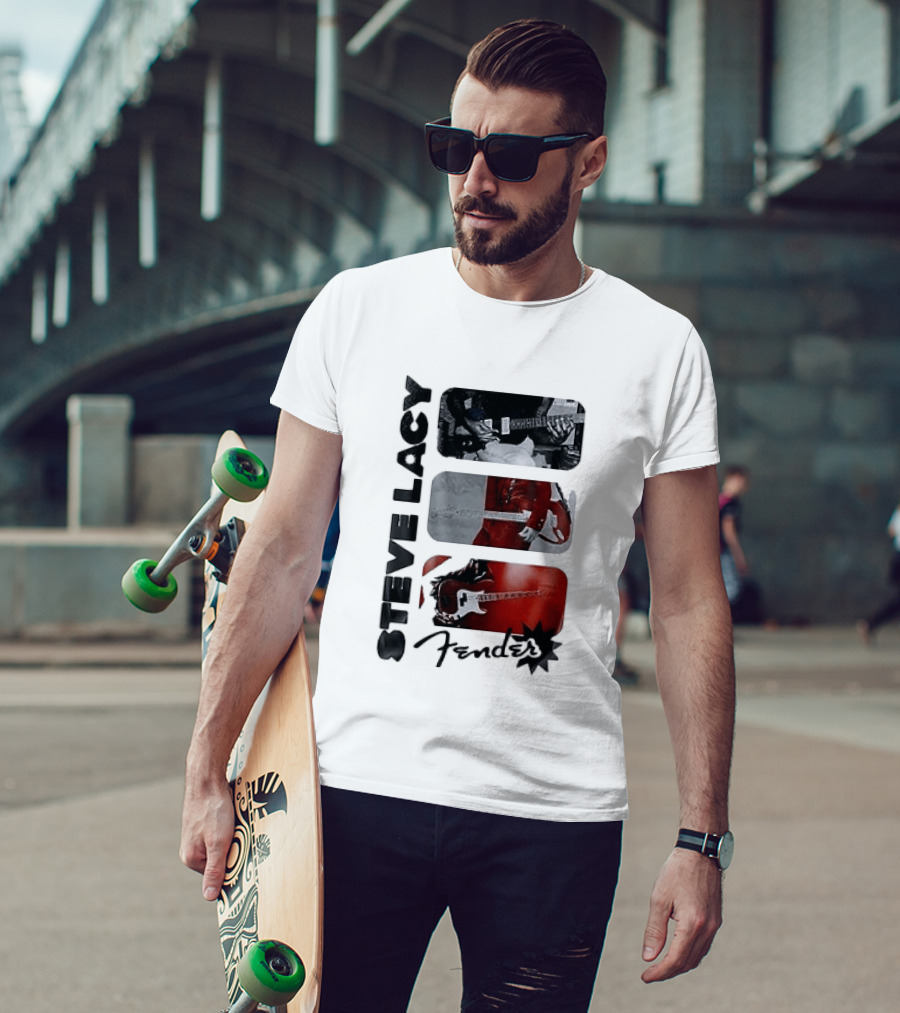 Steve Lacy Fender Oh Yeah Tour Guitar T-Shirt