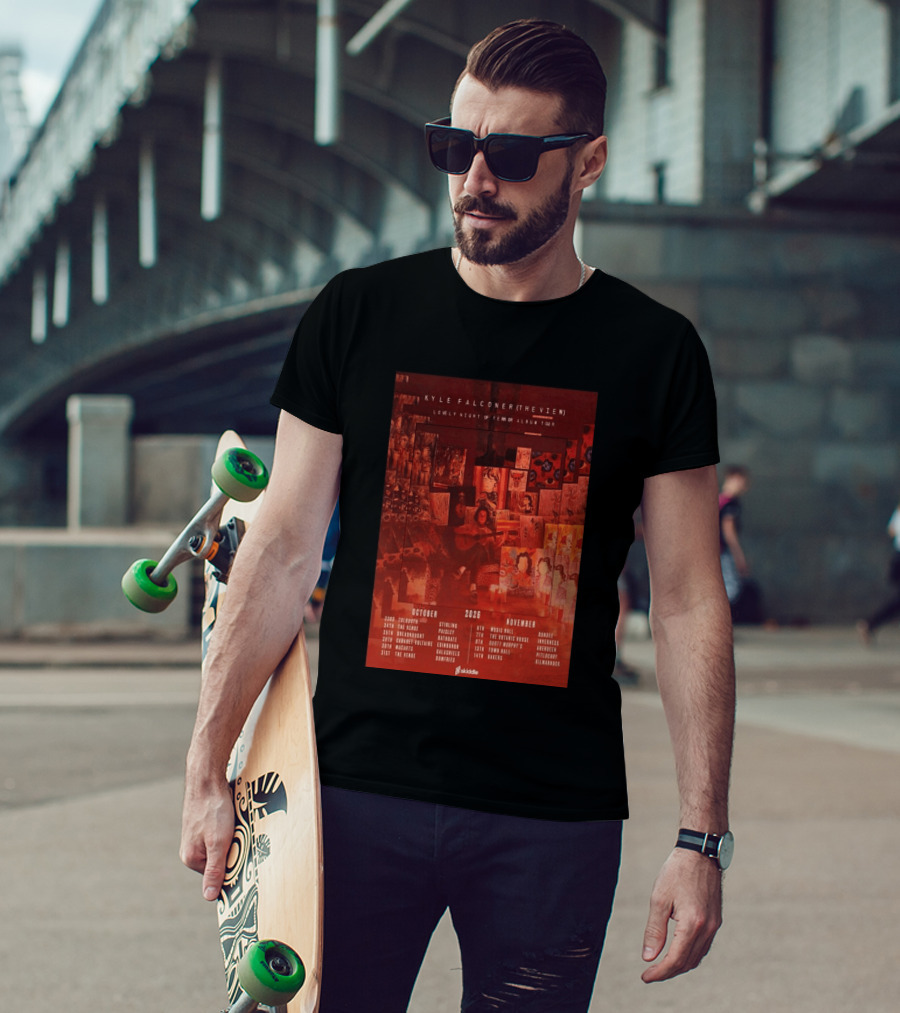 Kyle Falconer The View Lovely Night Of Terror Album Tour 2026 October November Scotland Dates T-Shirt