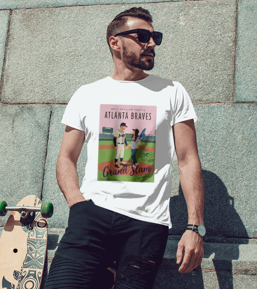 Atlanta Braves Best Selling Series Grand Slam Novel 2026 Giveaway T-Shirt