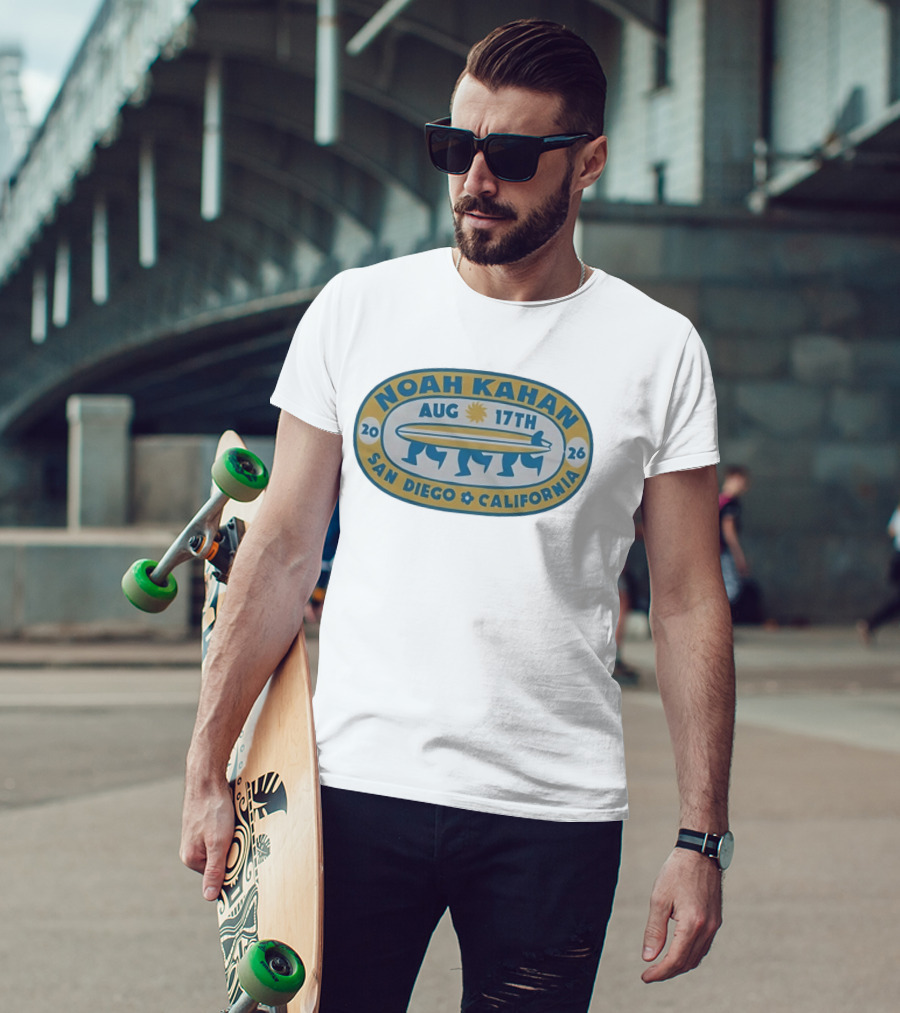 Noah Kahan Aug 17th 2026 San Diego California T-Shirt