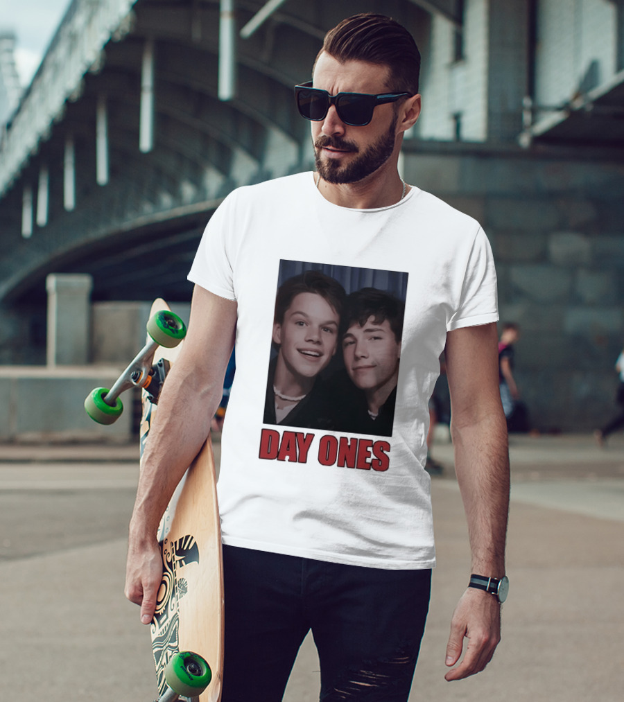 Ben Affleck Matt Damon Day Ones Friends Photobooth Nostalgia T-Shirt