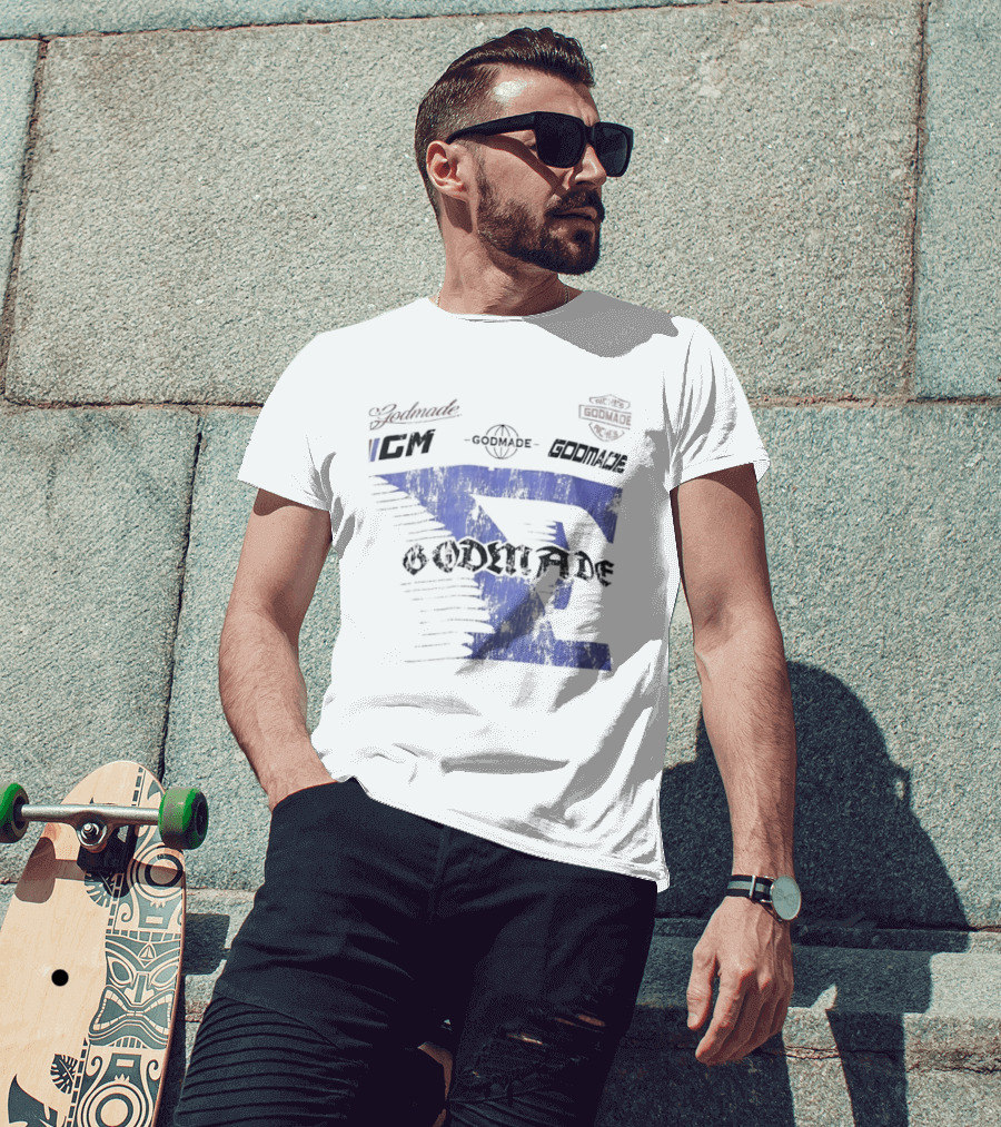 Godmade GM Worldwide Riches Premium Streetwear Distressed T-Shirt