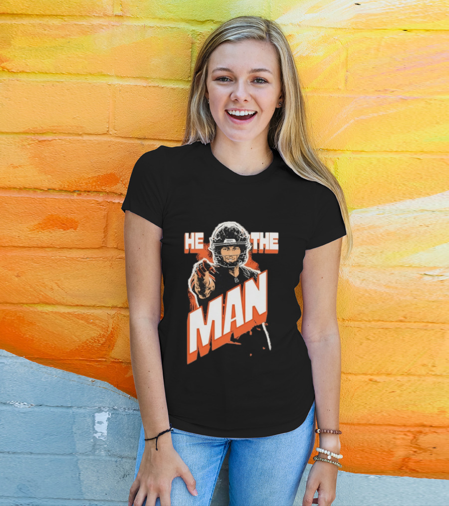 Caleb Williams He The Man Chicago Bears Fan T-Shirt