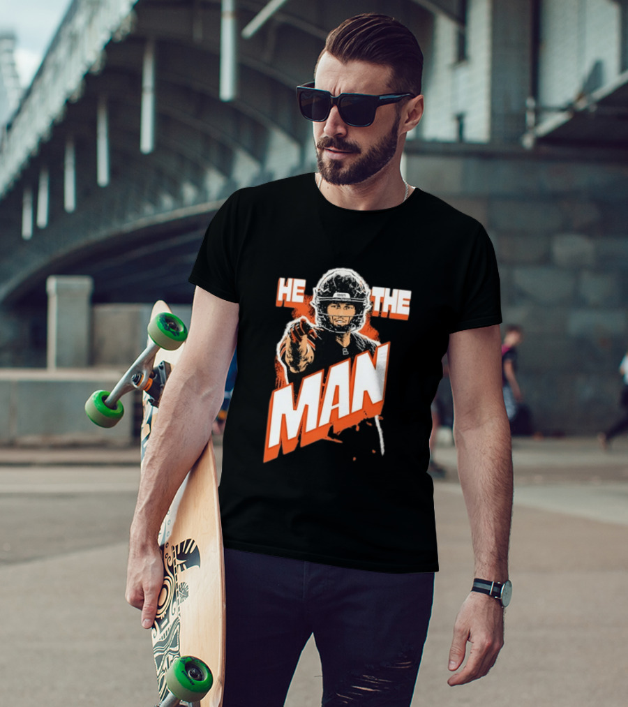 Caleb Williams He The Man Chicago Bears Fan T-Shirt
