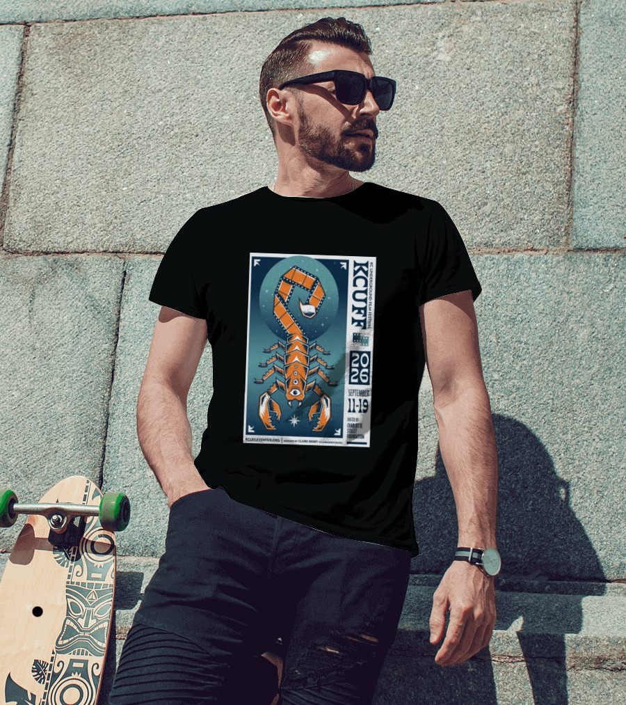 KC Underground Film Festival 2026 Scorpion September 11 19 Charlotte Street Foundation T-Shirt