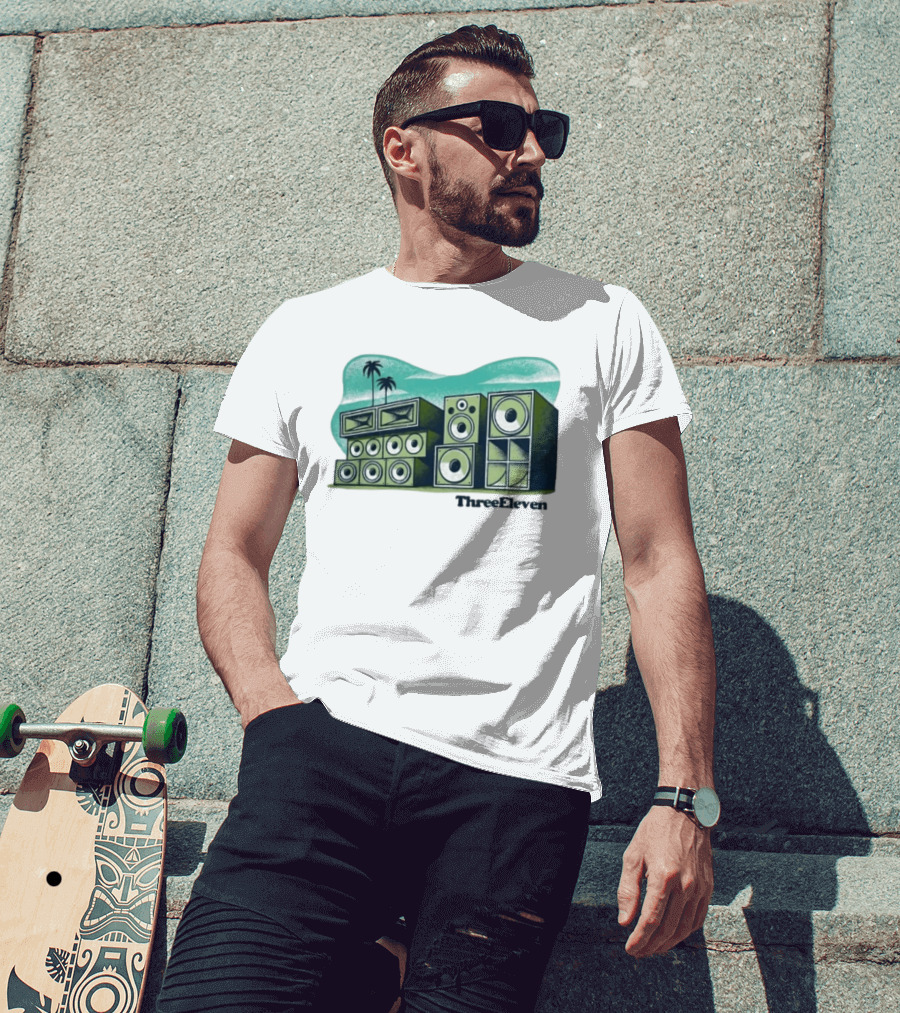 Three Eleven 311 Band Palm Trees Speakers Raglan T-Shirt