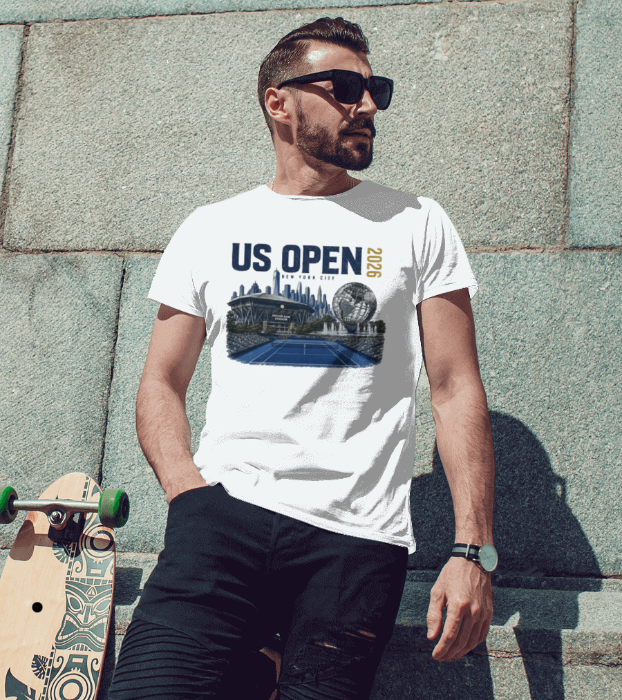 US Open 2026 New York City Arthur Ashe Stadium Flushing Meadows T-Shirt
