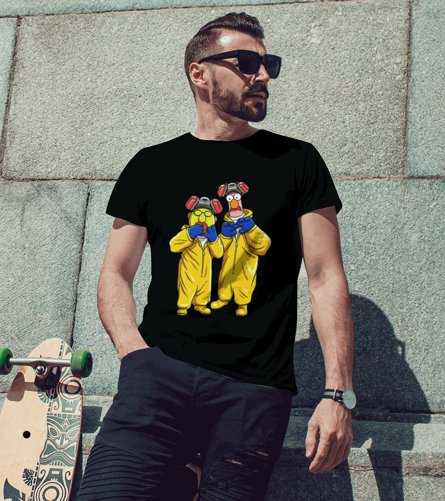Dr Bunsen Honeydew Beaker Breaking Bad The Muppets Yellow Hazmat Suit T-Shirt