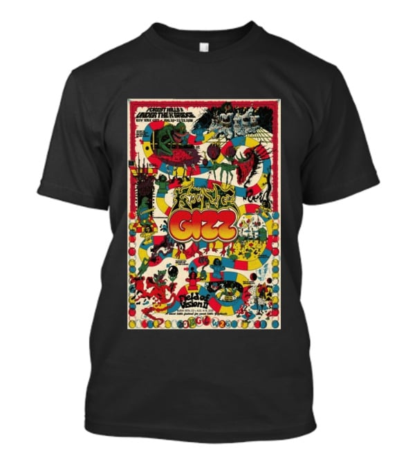 Goose Aug 18 2026 Commodore Ballroom Vancouver BC Flying Gizz Field Of Vision New York City Forest Hills Under The Rainbow T-Shirt