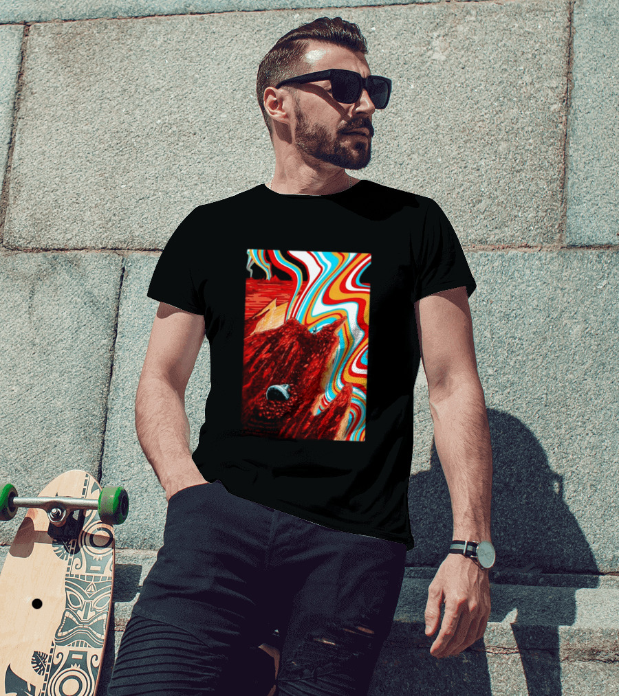 Gov't Mule Livingston MT August 18 2026 Event Psychedelic Swirls Alien Landscape T-Shirt