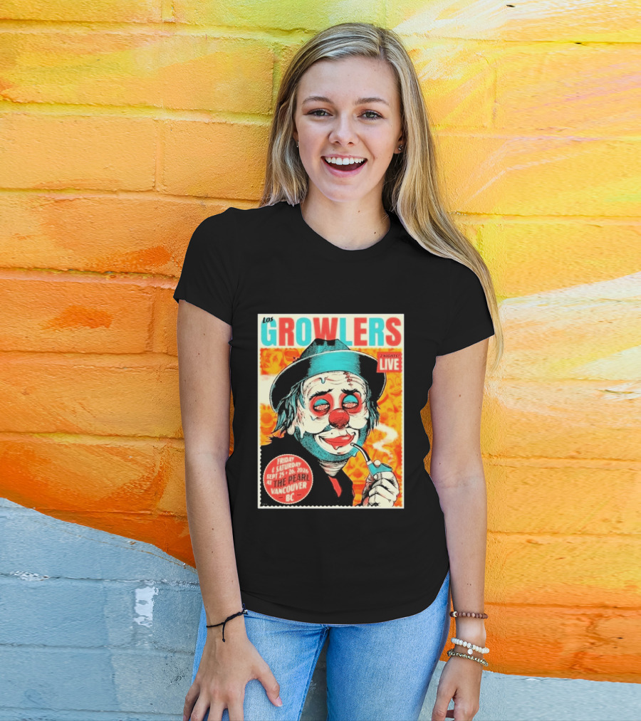Los Growlers Live Concert At The Pearl Vancouver BC Two Nights September 25 26 2026 T-Shirt