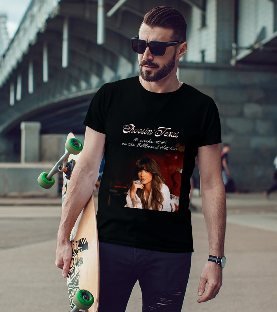 Choosin' Texas 18 Weeks At #1 On The Billboard Hot 100 T-Shirt