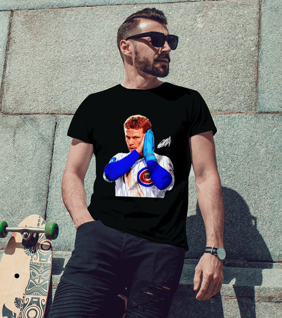 Ian Happ Chicago Cubs MLB Baseball Player With Cubs T-Shirt