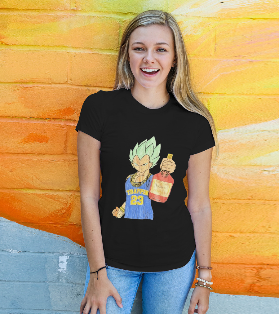 Vegeta Trappin 23 Hennessy Dragon Ball Z T-Shirt