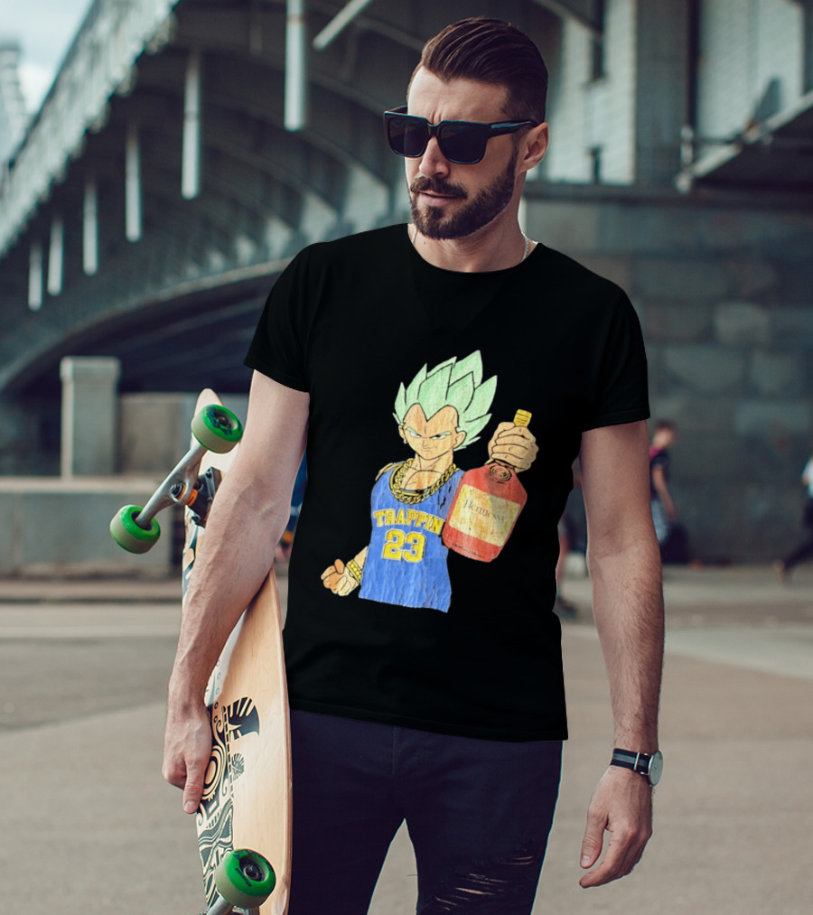 Vegeta Trappin 23 Hennessy Dragon Ball Z T-Shirt