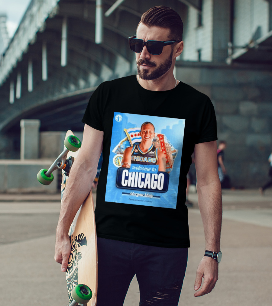 Welcome To Chicago Morgan Maly Developmental Contract Basketball Jersey T-Shirt