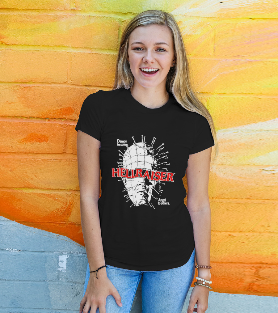 Hellraiser Pinhead Demon To Some Angel To Others T-Shirt