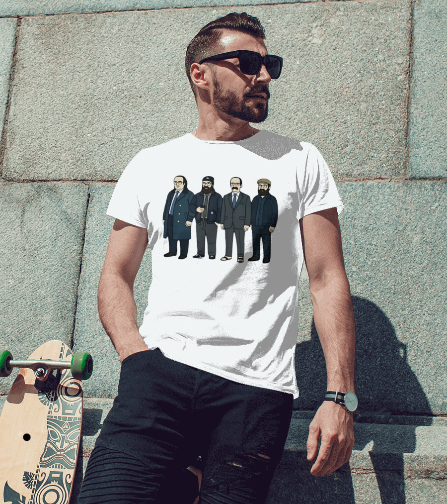 Danny DeVito Seth Rogen David Cross Zach Galifianakis Cartoon Characters T-Shirt