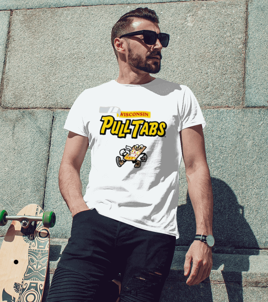 Wisconsin Pull Tabs Dock Spiders Team Store T-Shirt