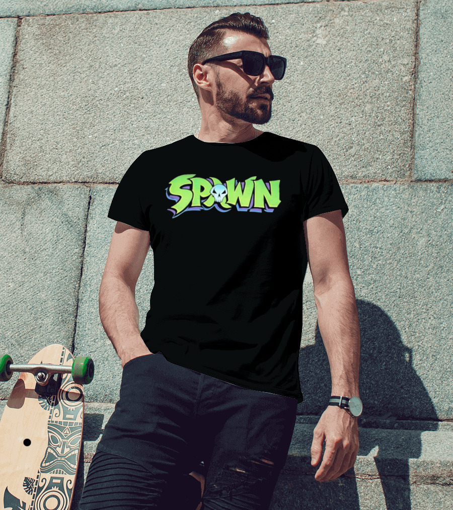 Spawn Todd McFarlane Comics Skull T-Shirt