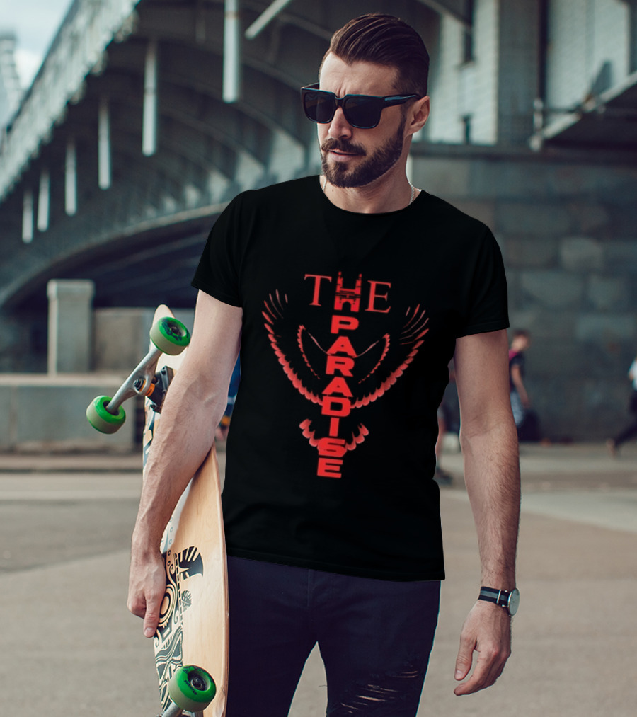 Paradise Eagle Wings In Vibrant Red Elegance T-Shirt