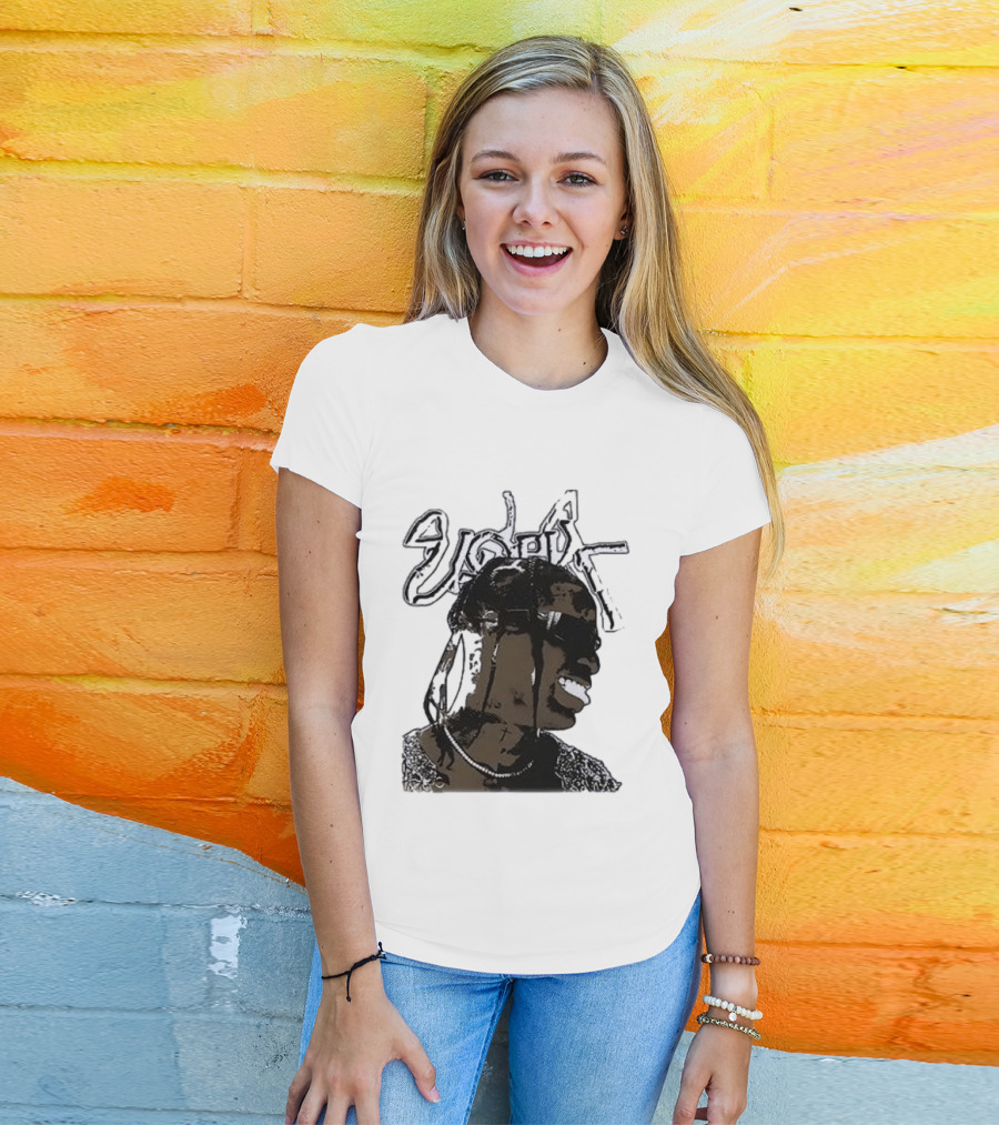 T Scott Utopia Cactus Jack Smiling T-Shirt