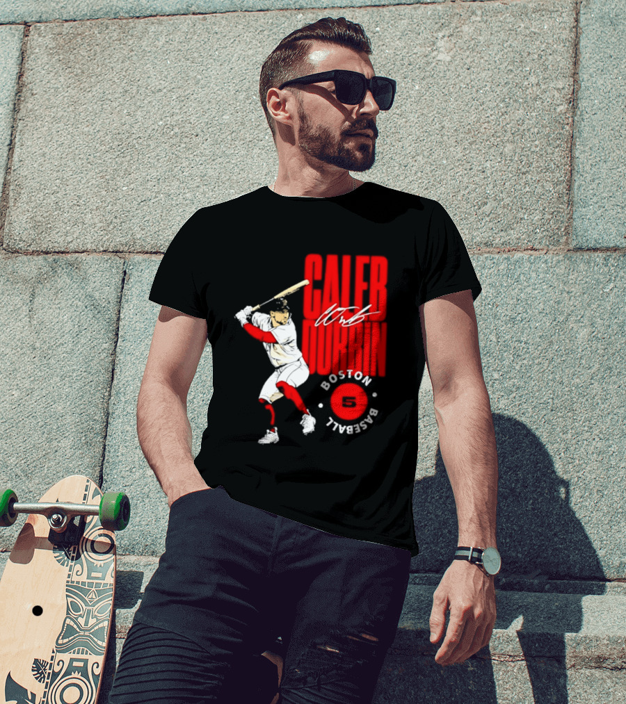 Caleb Durbin Boston Red Sox Baseball 5 T-Shirt