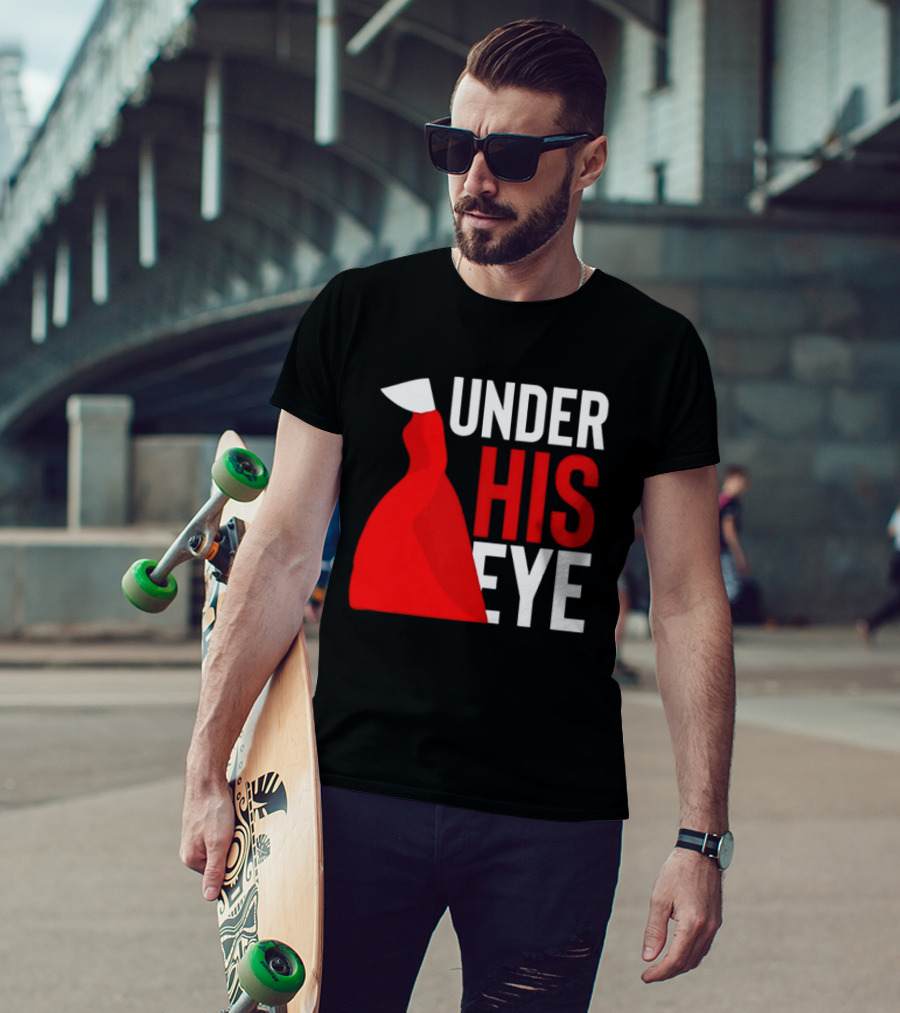 Under His Eye Red Cloak And White Bonnet T-Shirt