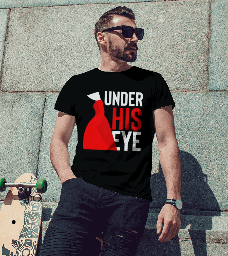 Under His Eye Red Cloak And White Bonnet T-Shirt