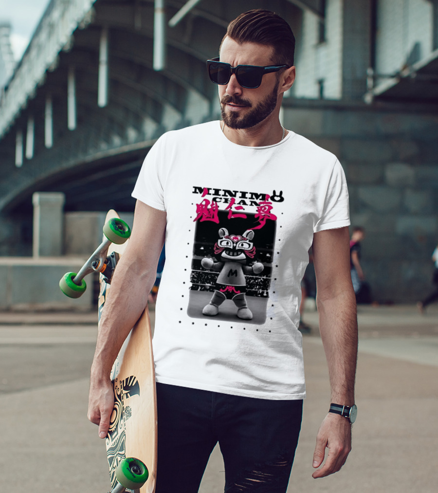Minimo Chan Lucha Libre Japanese Wrestling T-Shirt