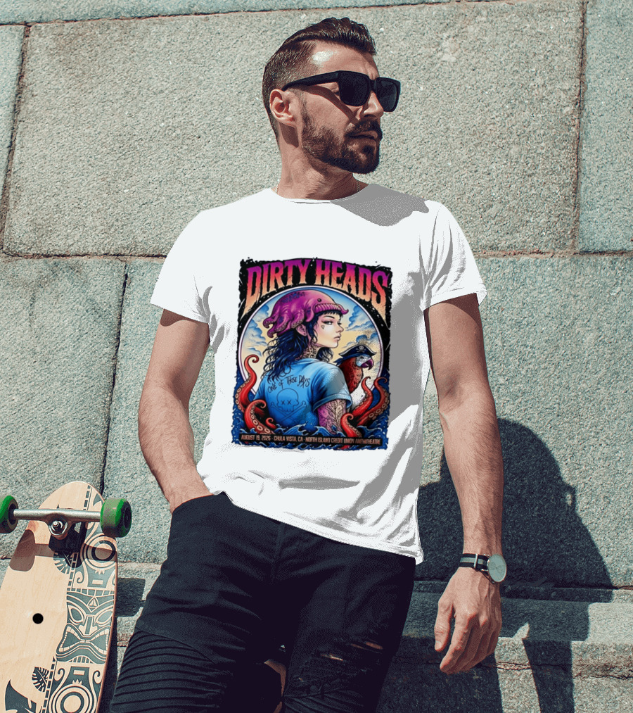Dirty Heads One Of Those Days Tour 2026 Chula Vista Concert T-Shirt