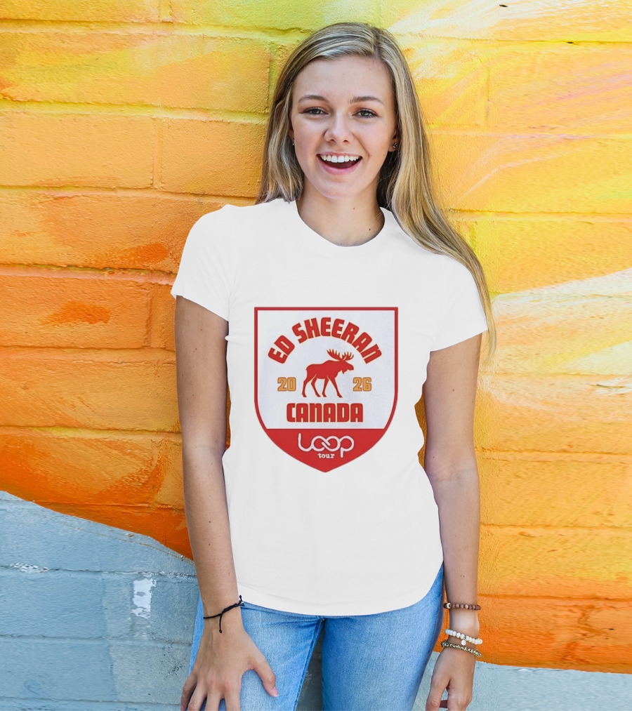 Ed Sheeran 2026 Canada Loop Tour Concert T-Shirt