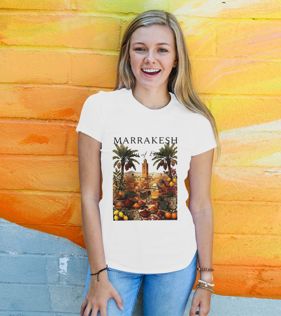 Marrakesh Oasis Of Light Noise Spices And Good Vibes T-Shirt