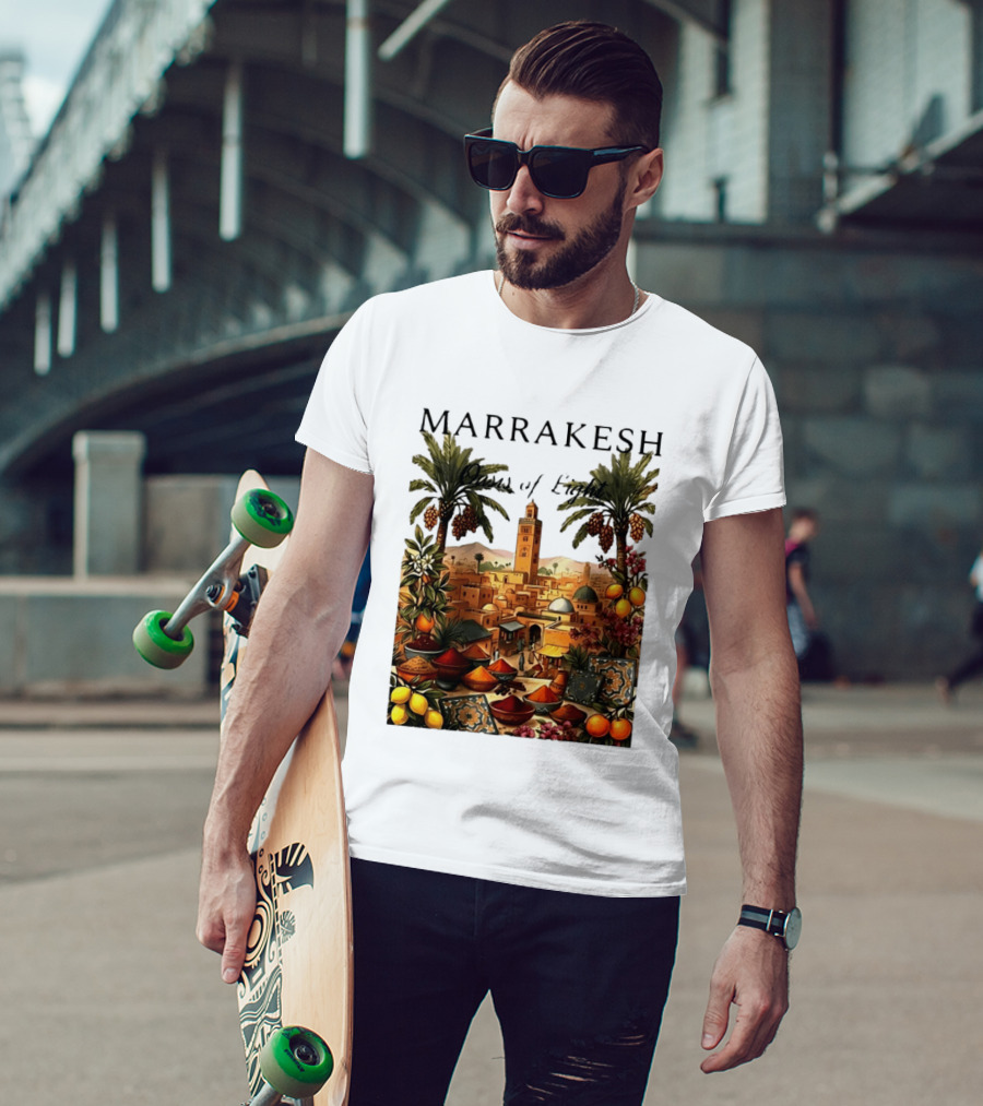 Marrakesh Oasis Of Light Noise Spices And Good Vibes T-Shirt