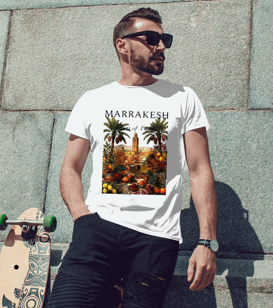 Marrakesh Oasis Of Light Noise Spices And Good Vibes T-Shirt