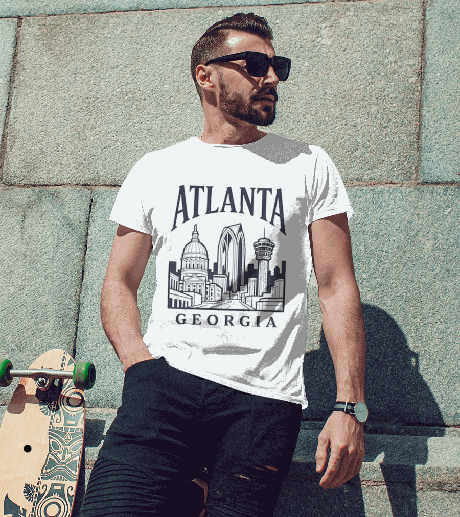 Atlanta Georgia Cityscape Souvenir T-Shirt