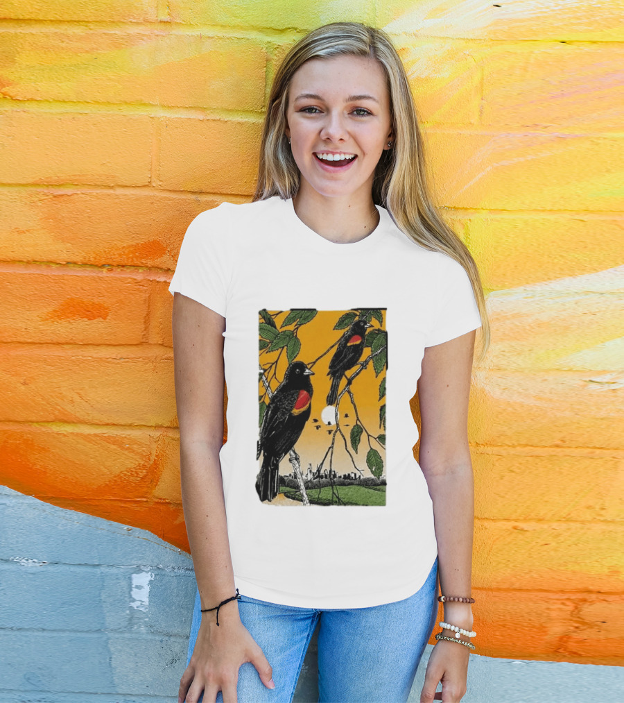 Gregory Alan Isakov Philadelphia August 21 2026 Red Winged Blackbirds City Skyline T-Shirt