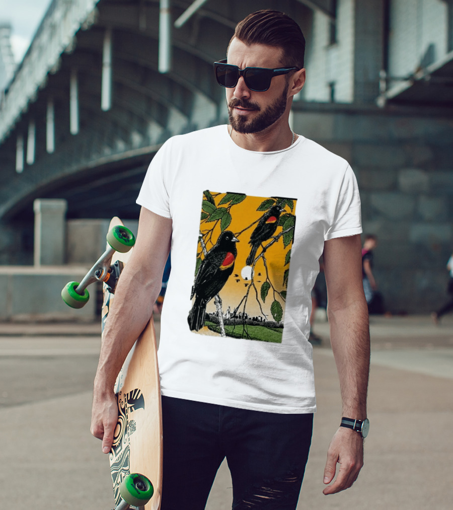 Gregory Alan Isakov Philadelphia August 21 2026 Red Winged Blackbirds City Skyline T-Shirt