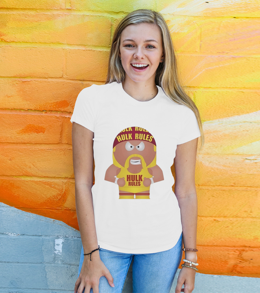 Hulk Hogan South Park Style Hulk Rules Wrestling T-Shirt