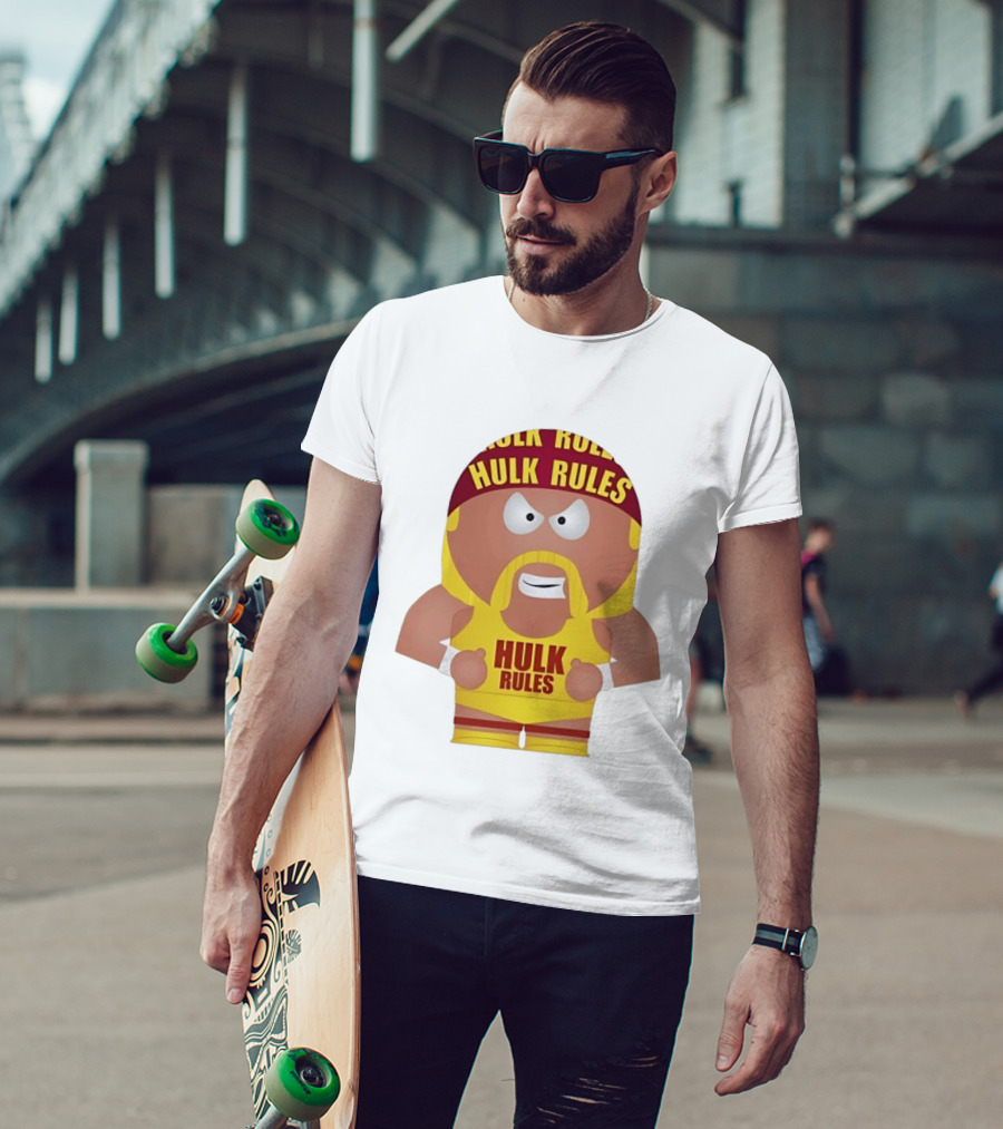 Hulk Hogan South Park Style Hulk Rules Wrestling T-Shirt
