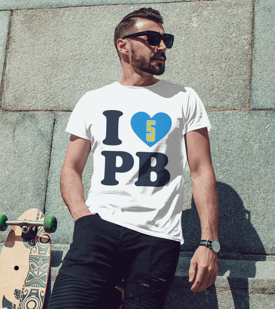 I Love Heart 5 PB Sports T-Shirt