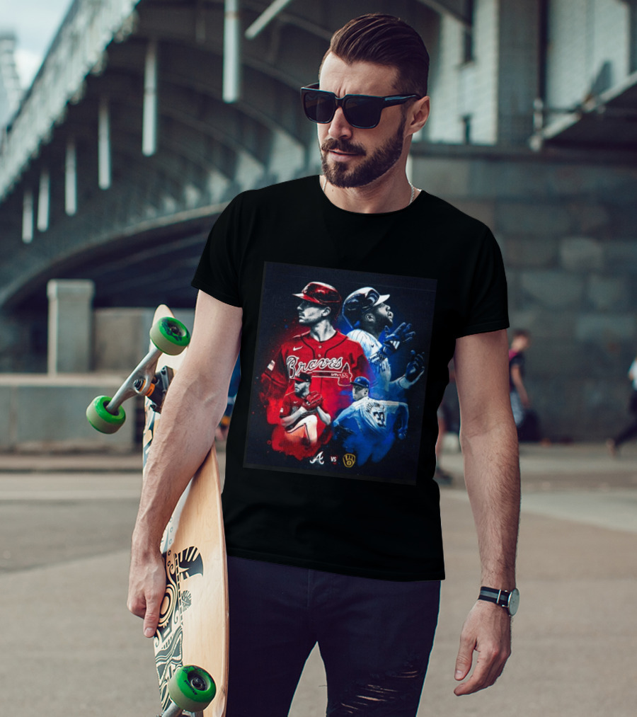 Braves Vs Brewers Showdown Chris Sale Jacob Misiorowski Pitching Duel In Milwaukee T-Shirt