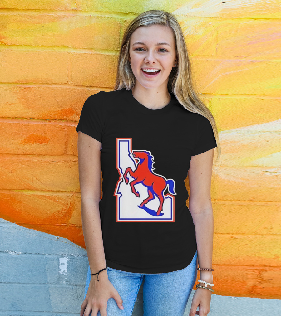 Boise State Broncos Idaho State Horse T-Shirt