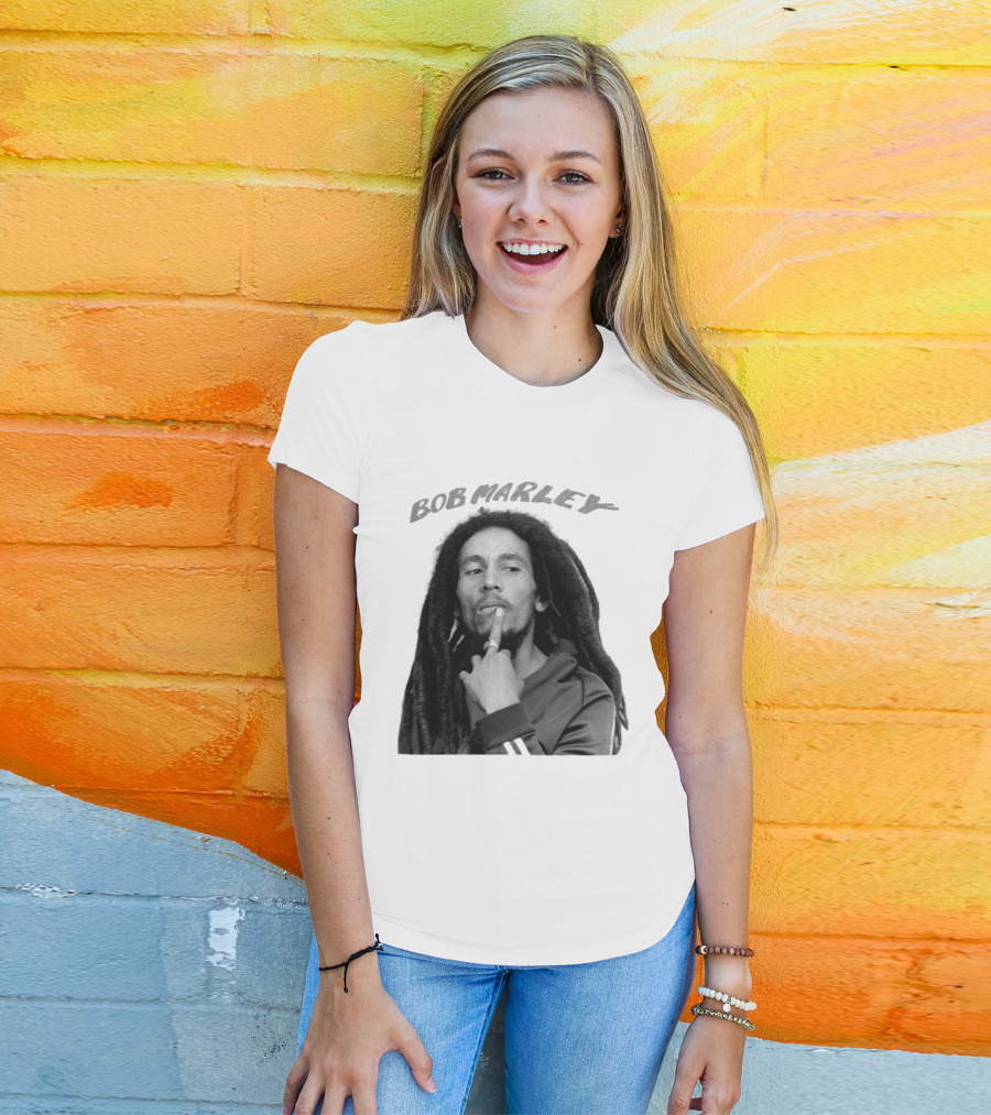 Bob Marley Iconic Pose Jumbo T-Shirt