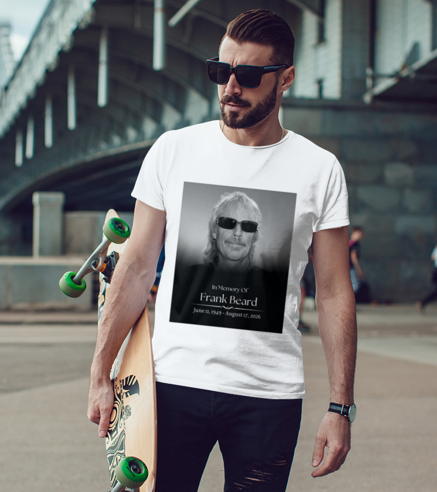 In Memory Of Frank Beard June 11 1949 August 17 2026 T-Shirt