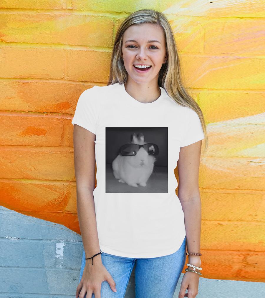 It's Such A Fucked Situation Bunny In Sunglasses Cute Funny Rabbit Wearing Shades T-Shirt