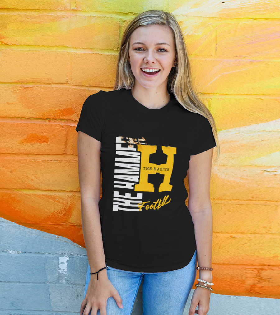 The Hammer H Athletic Football Team T-Shirt