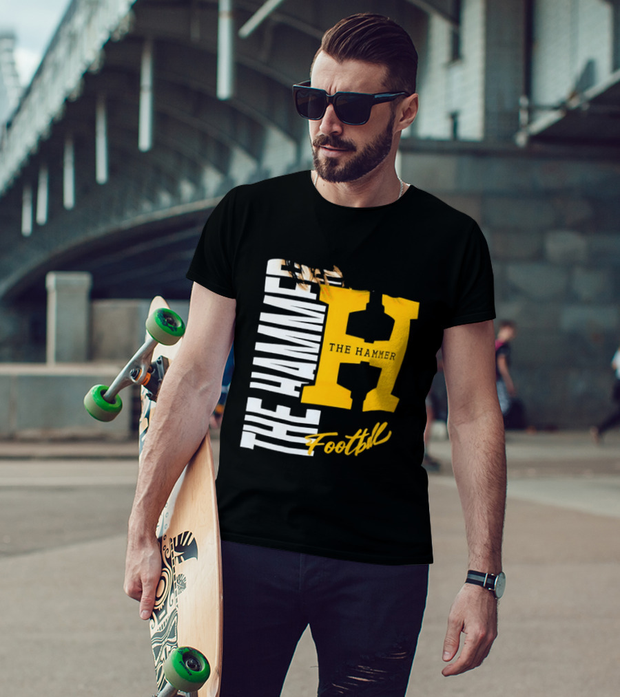 The Hammer H Athletic Football Team T-Shirt